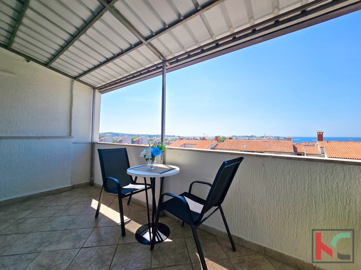ISTRA, PARENZO, APPARTAMENTO, BALKON, VISTA SUL MARE E SULLA CITTÀ DI PARENZO, #IN VENDITA