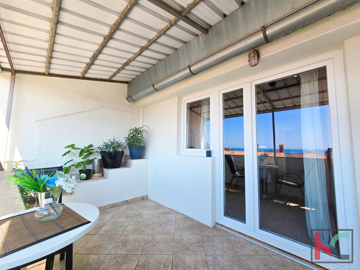 ISTRA, PARENZO, APPARTAMENTO, BALKON, VISTA SUL MARE E SULLA CITTÀ DI PARENZO, #IN VENDITA