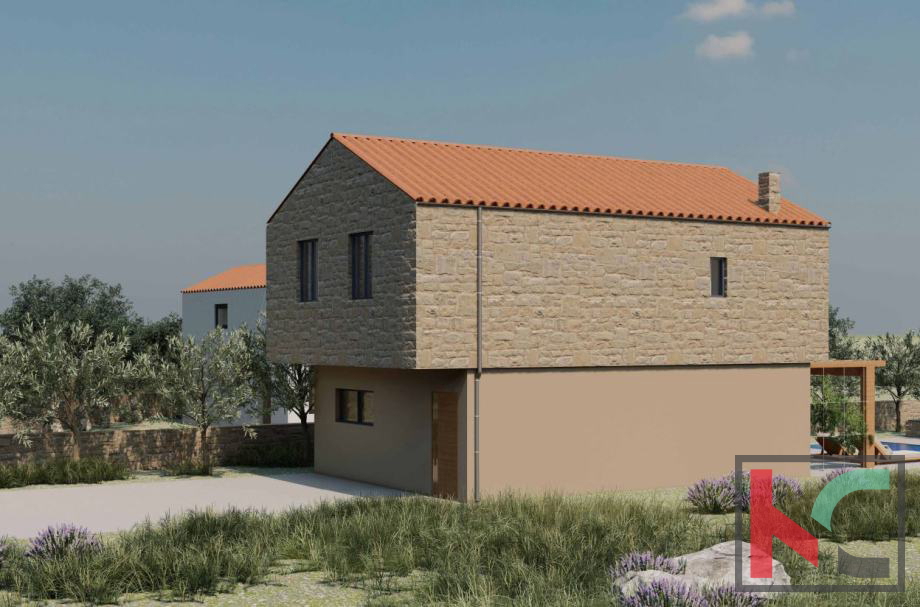 Istra, Svetvinčenat, gradbeno zemljišče 547m2 z pravnomočnim gradbenim dovoljenjem, #prodaja
