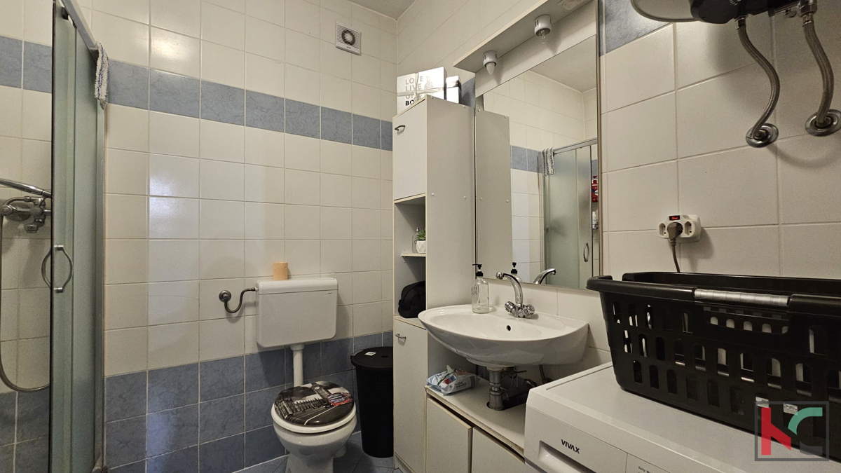 Istra, Medulin, trisobno stanovanje v novejši stavbi, pogled na morje #prodaja