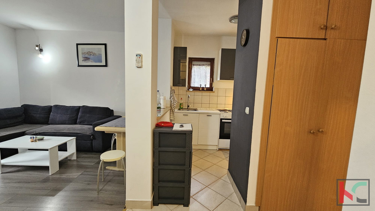 Istra, Medulin, trisobno stanovanje v novejši stavbi, pogled na morje #prodaja