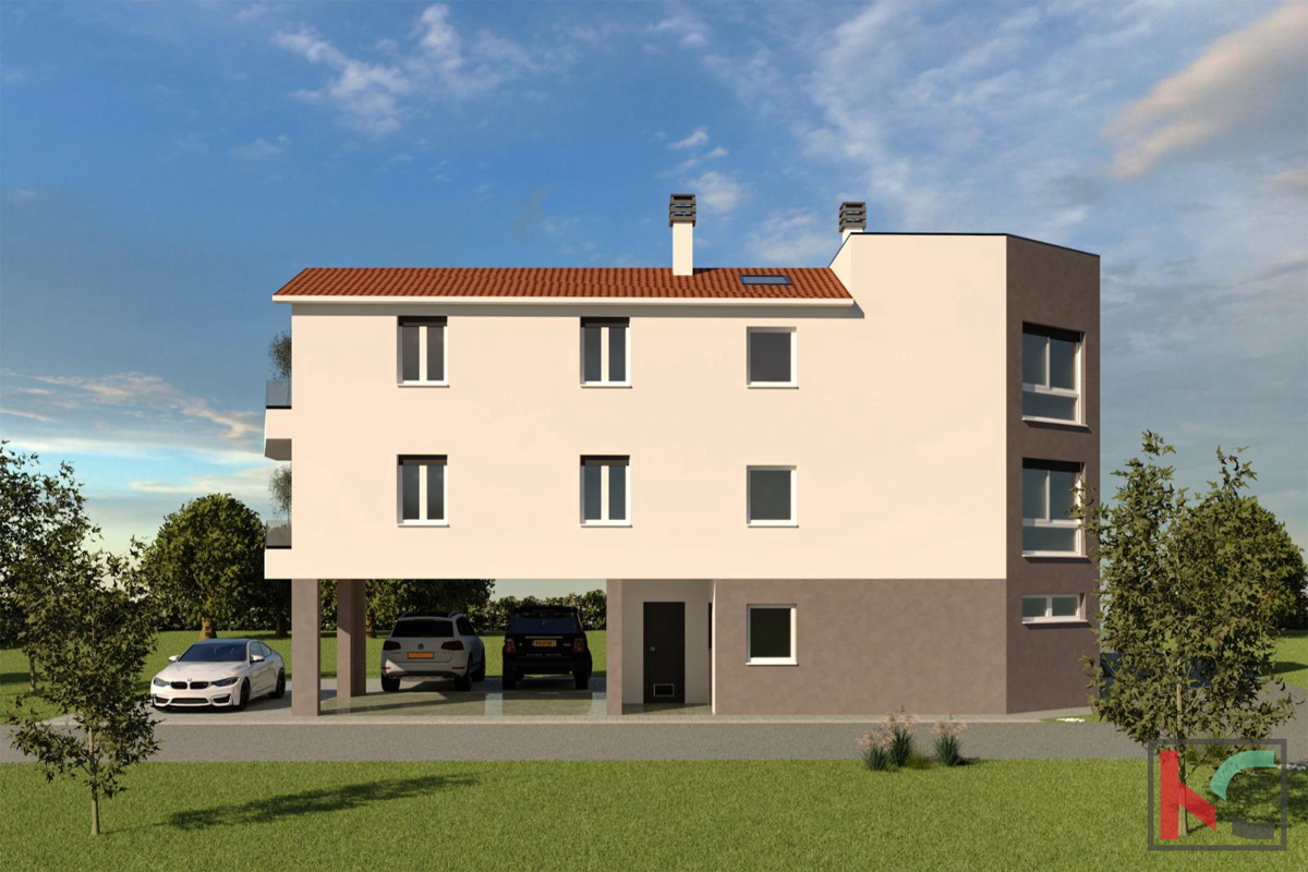 Pula,stanovanje 62,51m2 2SS+DB z garažo v novogradnji, #prodaja