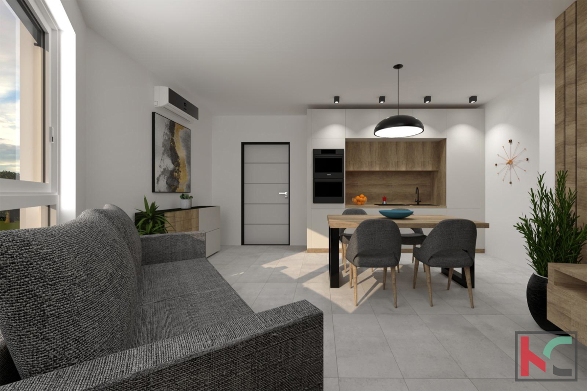Pula,stanovanje 62,51m2 2SS+DB z garažo v novogradnji, #prodaja