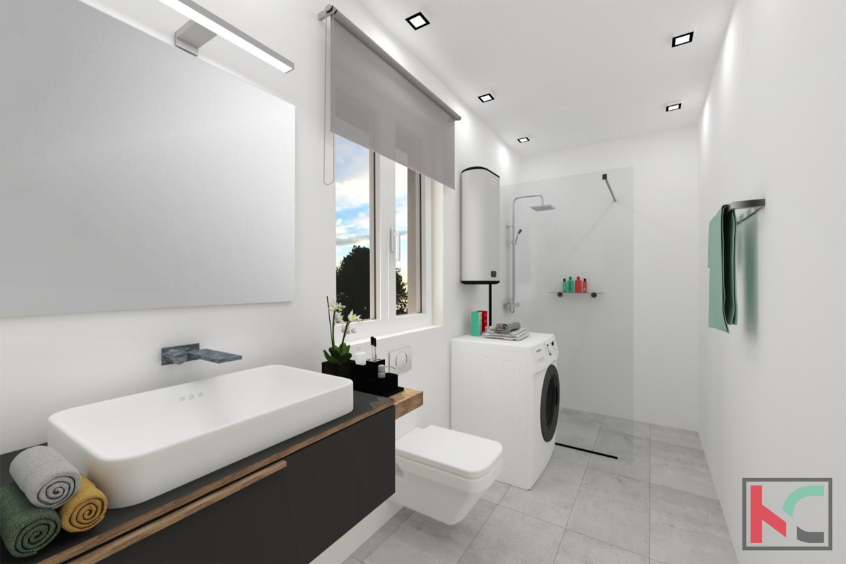 Pula,stanovanje 62,51m2 2SS+DB z garažo v novogradnji, #prodaja