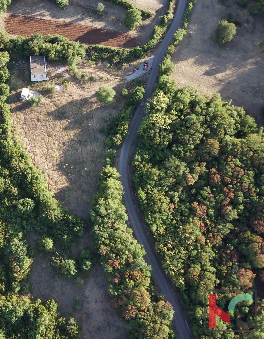 Istra, Mutvoran, kmetijsko zemljišče 12000 m2 z objektom v bližini Duge Uvale, #prodaja