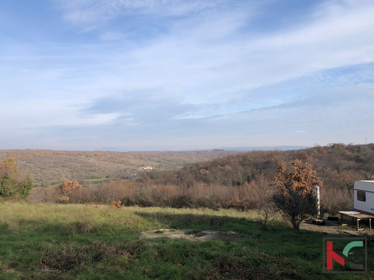 Istra, Mutvoran, kmetijsko zemljišče 12000 m2 z objektom v bližini Duge Uvale, #prodaja