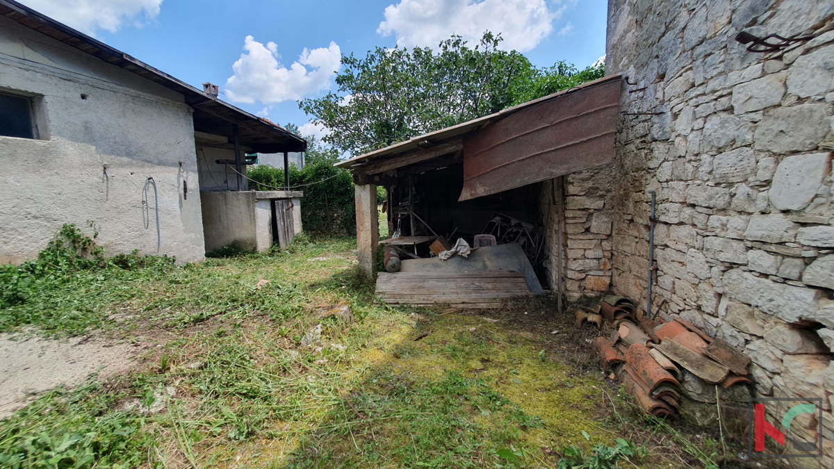 Istra, Svetvinčenat, stara istrska hiša za obnovo 220m2 + vrt 210m2 #prodaja