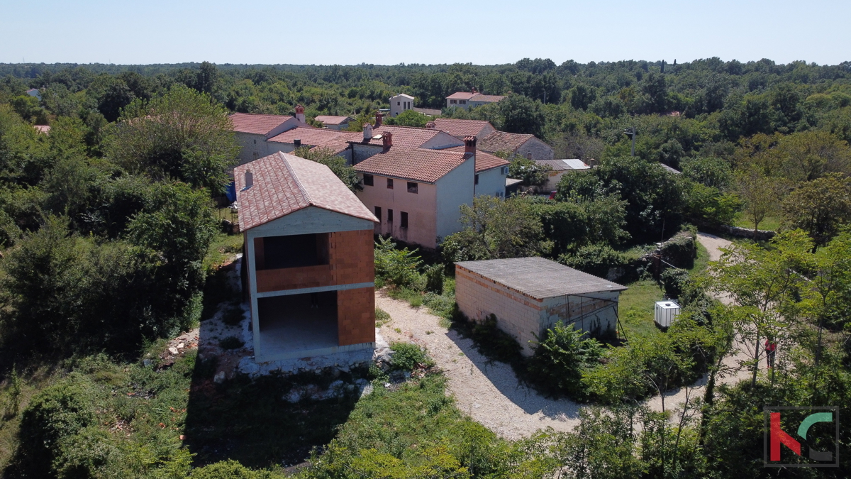Istria - Juršići, casa in costruzione 200m2 in una posizione tranquilla, #vendita