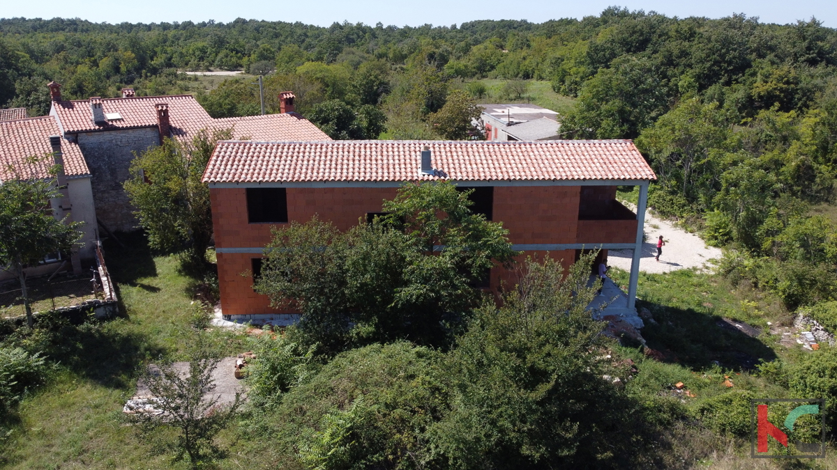 Istria - Juršići, casa in costruzione 200m2 in una posizione tranquilla, #vendita
