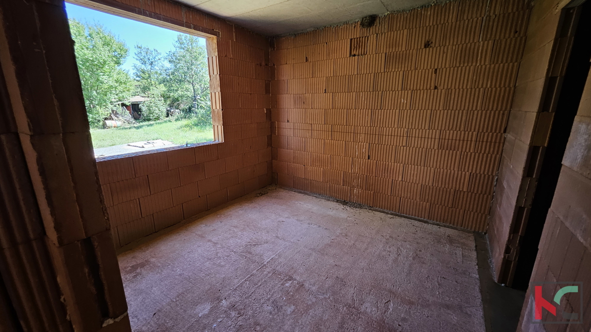 Istria - Juršići, casa in costruzione 200m2 in una posizione tranquilla, #vendita