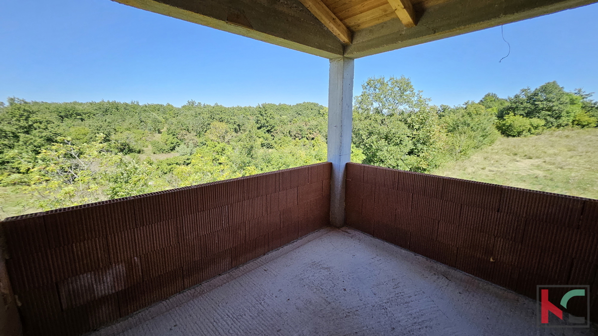 Istria - Juršići, casa in costruzione 200m2 in una posizione tranquilla, #vendita