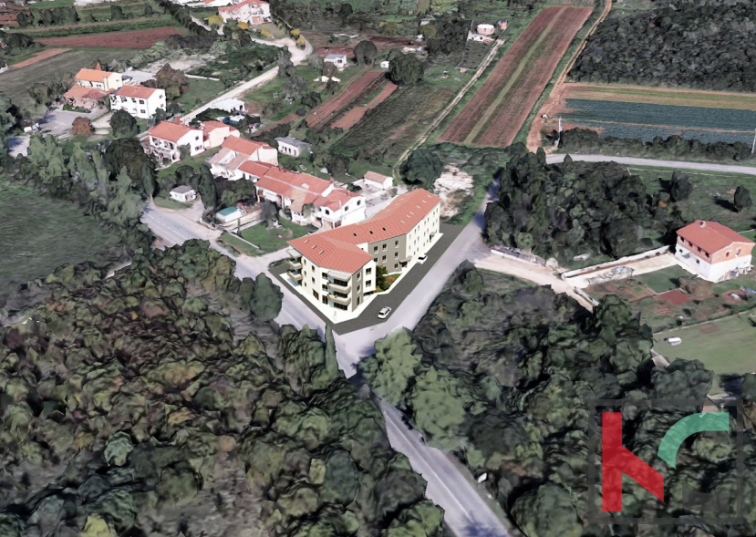 Pula, Valbandon, moderno dvosobno stanovanje v novogradnji, pritličje #prodaja