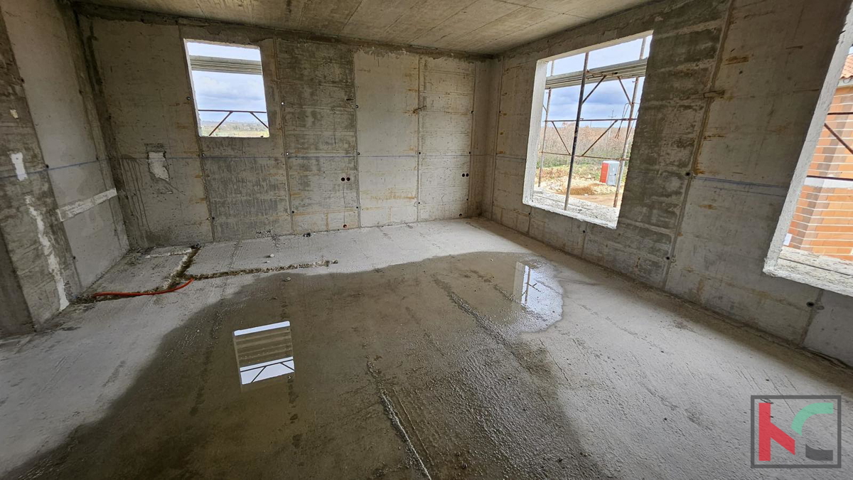 Pula, Valbandon, moderno dvosobno stanovanje v novogradnji, pritličje #prodaja