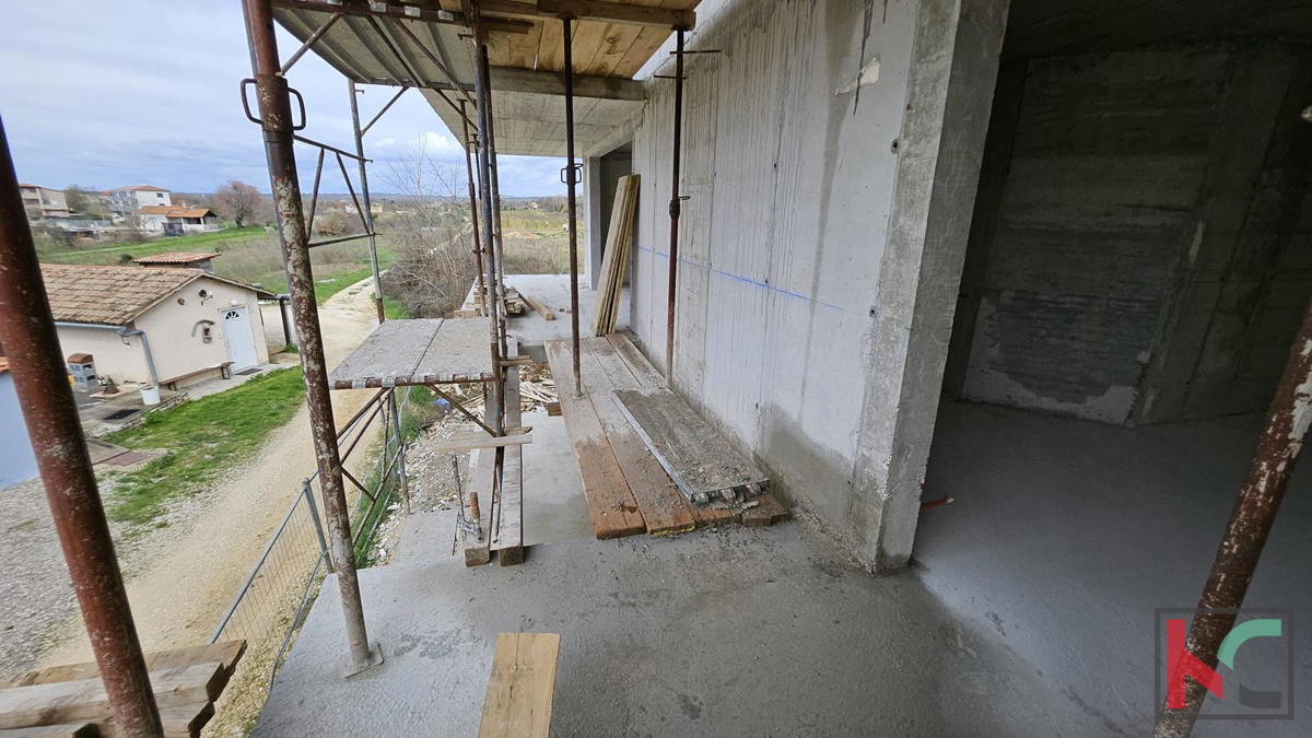 Pula, Valbandon, moderno dvosobno stanovanje v novogradnji, pritličje #prodaja