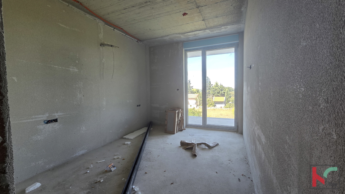 ISTRA, LIŽNJAN, DVOSOBNO STANOVANJE 72 M², NOVOGRADNJA, POGLED NA MORJE, #PRODAJA