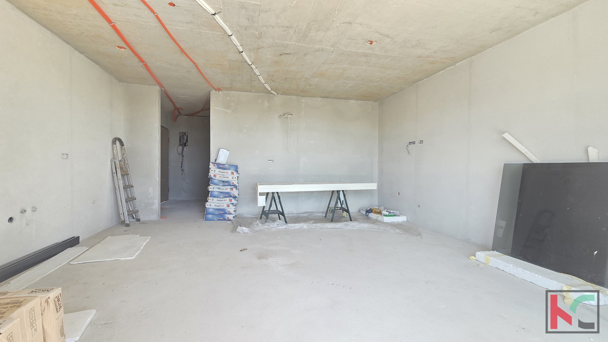 ISTRA, LIŽNJAN, DVOSOBNO STANOVANJE 72 M², NOVOGRADNJA, POGLED NA MORJE, #PRODAJA
