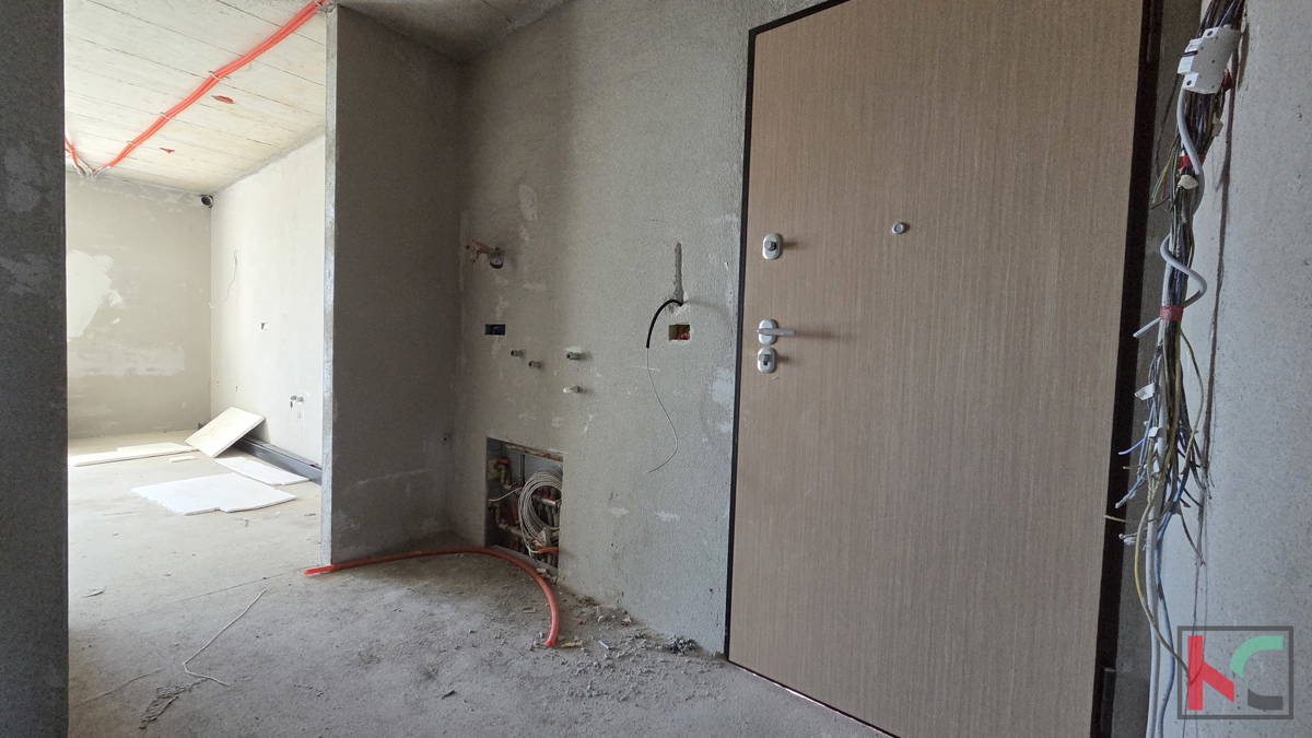ISTRA, LIŽNJAN, DVOSOBNO STANOVANJE 72 M², NOVOGRADNJA, POGLED NA MORJE, #PRODAJA