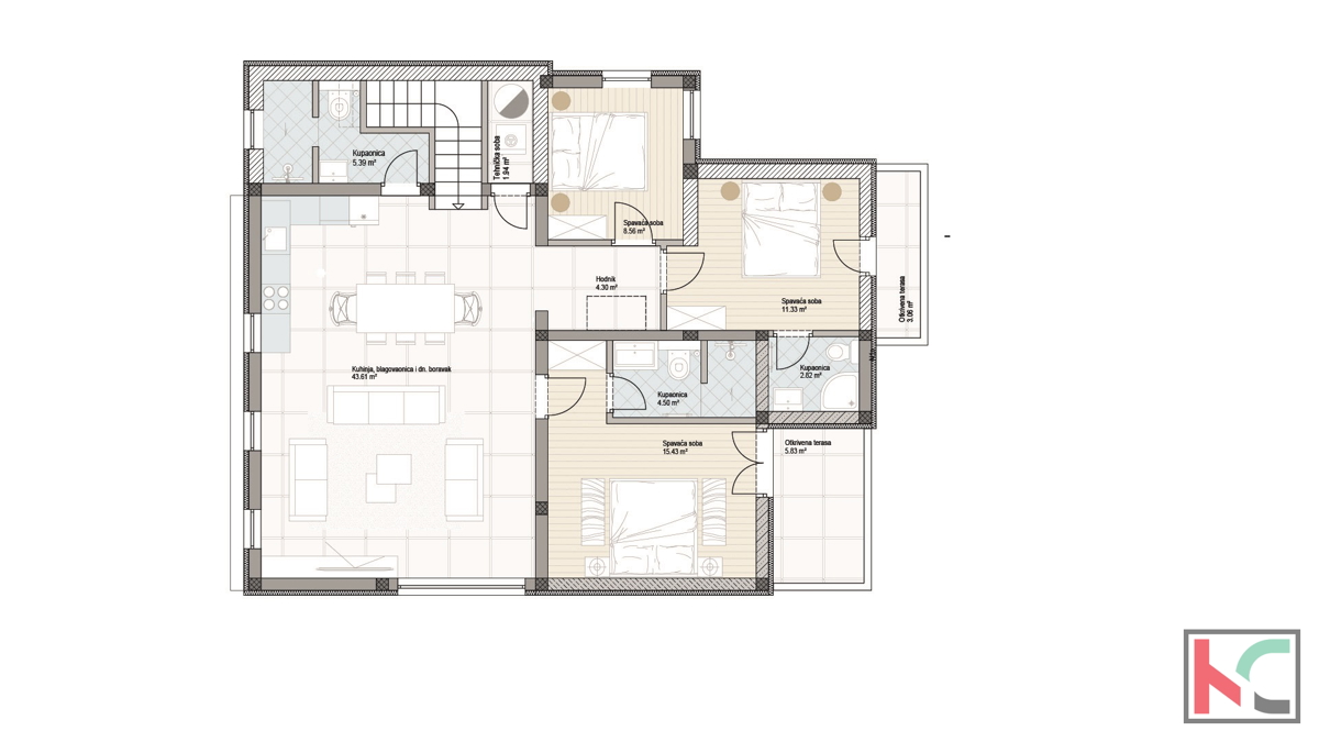 Istra, Premantura, hiša s 3 luksuznimi apartmaji in pogledom na morje, #prodaja