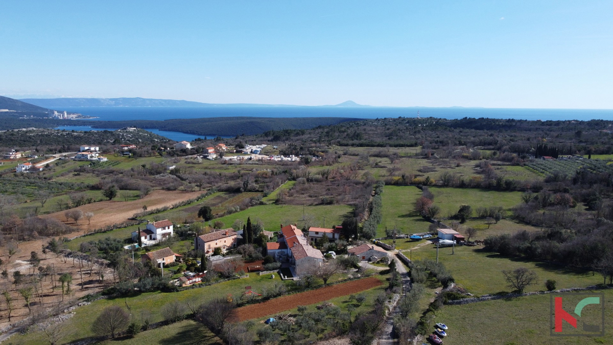 Istra, Rakalj, gradbeno zemljišče 900m2, pogled na morje, #prodaja