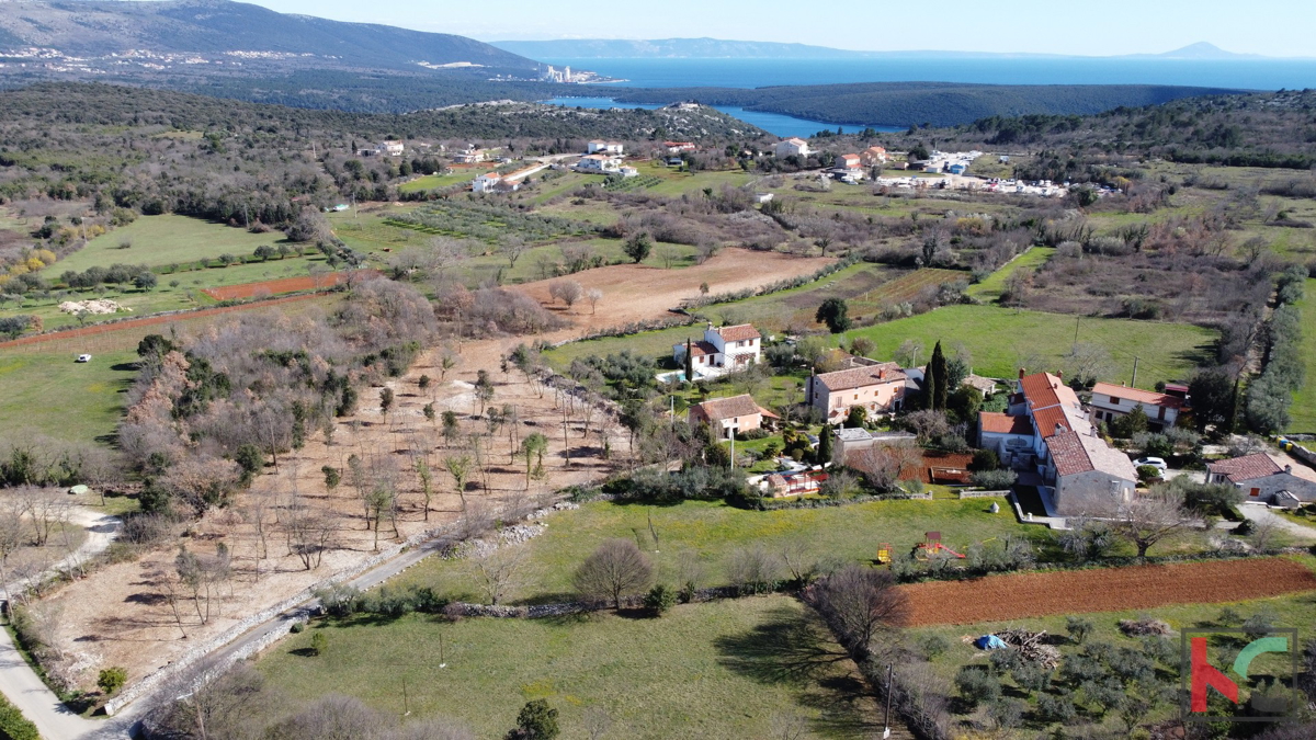 Istra, Rakalj, gradbeno zemljišče 900m2, pogled na morje, #prodaja