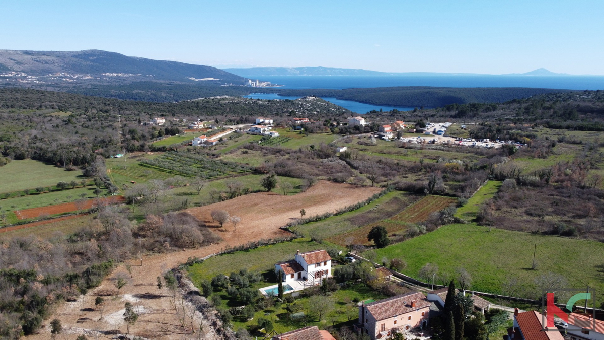 Istra, Rakalj, gradbeno zemljišče 900m2, pogled na morje, #prodaja