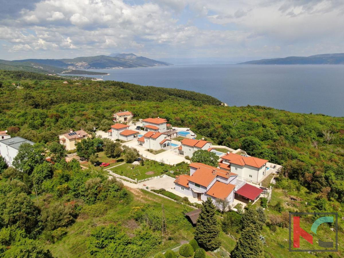 Istria, Labin, dovolenkový dom 182 m2 s bazénom a výhľadom na more, # na predaj
