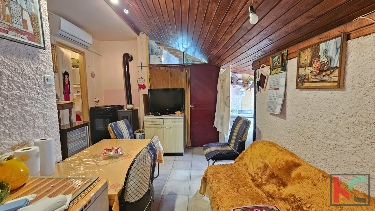 Istra, Medulin, Pomer, vikend hiša na gradbenem zemljišču, 150 m od morja, #prodaja