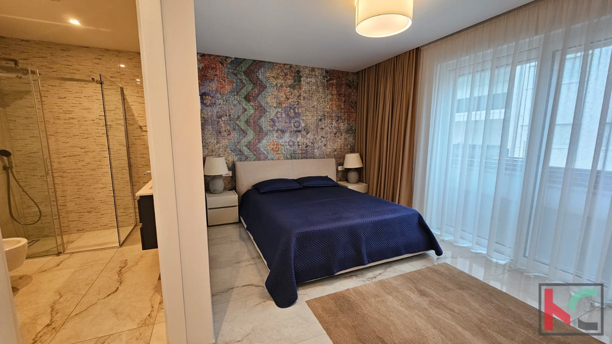 Rovinj, Borik, luksuzno stanovanje 3SS+DB, visoko pritličje, 3 parkirna mesta, 250m do morja #prodaja
