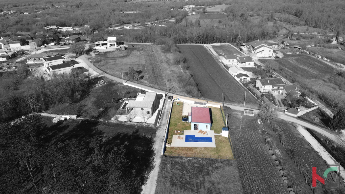 Istra, okolica Žminja, nova hiša z bazenom, #prodaja