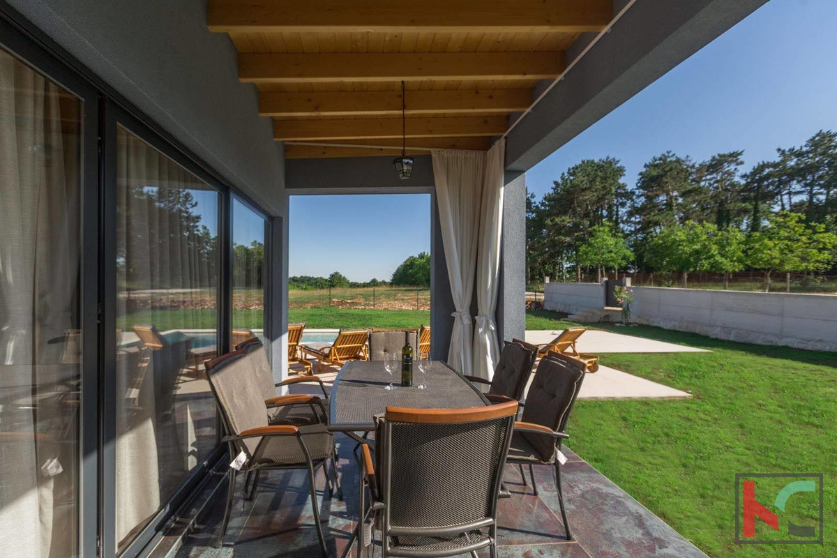 Istra, okolica Žminja, nova hiša z bazenom, #prodaja