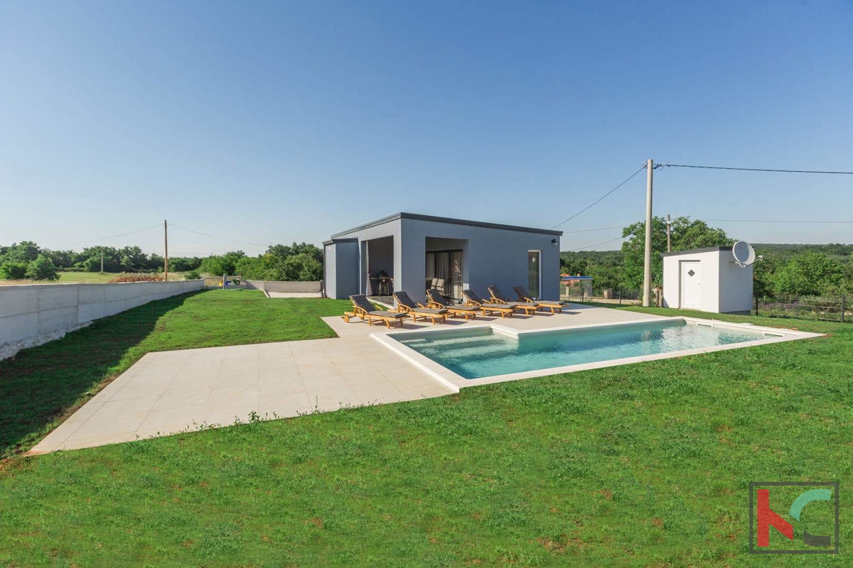 Istra, okolica Žminja, nova hiša z bazenom, #prodaja