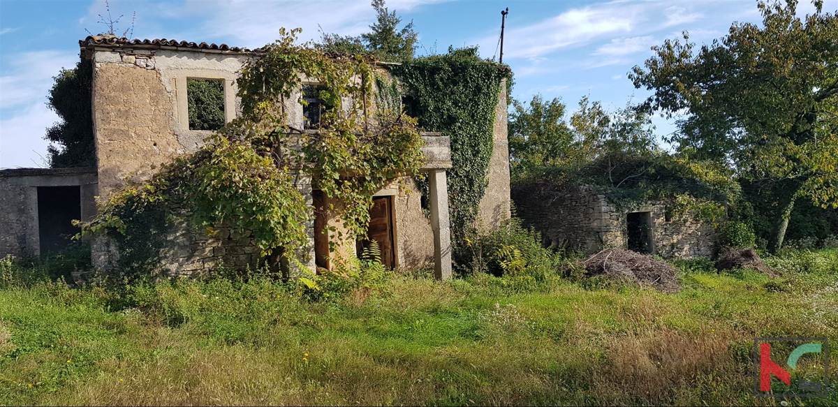 Gračišće, Lančišće stara istrska hiša 300m2 vrt 1353m2 stavbno in 5500m2 kmetijsko zemljišče, #prodaja
