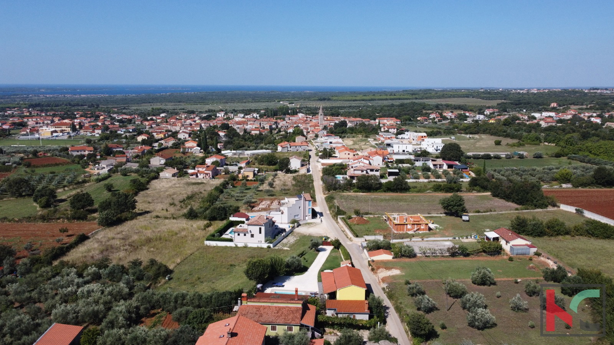 Istra, Galižana, gradbeno zemljišče 1000 m2 s pogledom na morje, #prodaja