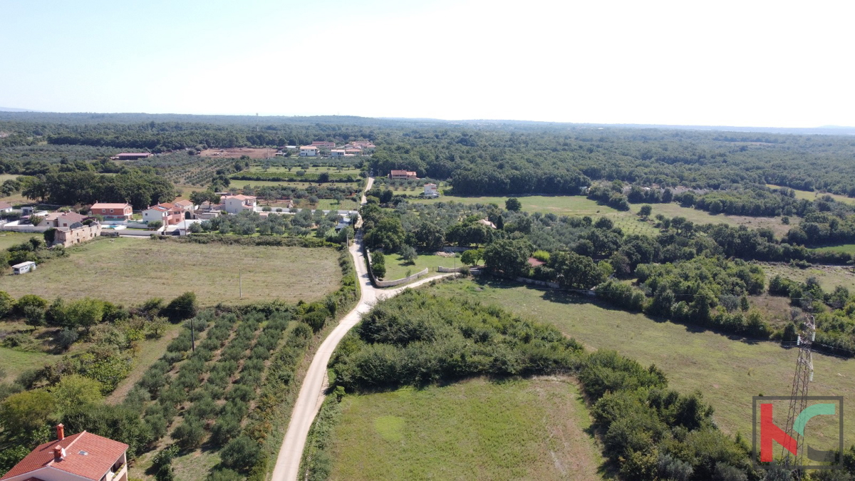 Istra, Galižana, gradbeno zemljišče 1000 m2 s pogledom na morje, #prodaja
