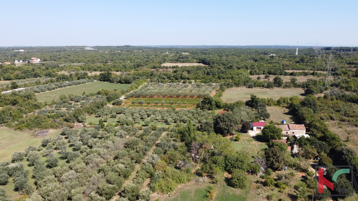 Istra, Galižana, gradbeno zemljišče 1000 m2 s pogledom na morje, #prodaja