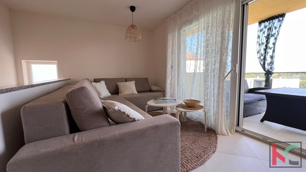 Istra, Ližnjan, čudovit dvoetažni apartma, 65,89 m2, odprt pogled na morje, #prodaja