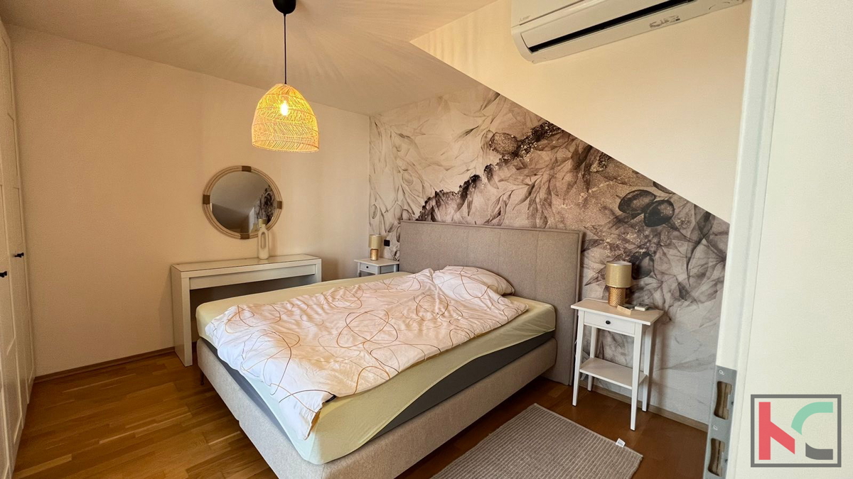 Istra, Ližnjan, čudovit dvoetažni apartma, 65,89 m2, odprt pogled na morje, #prodaja