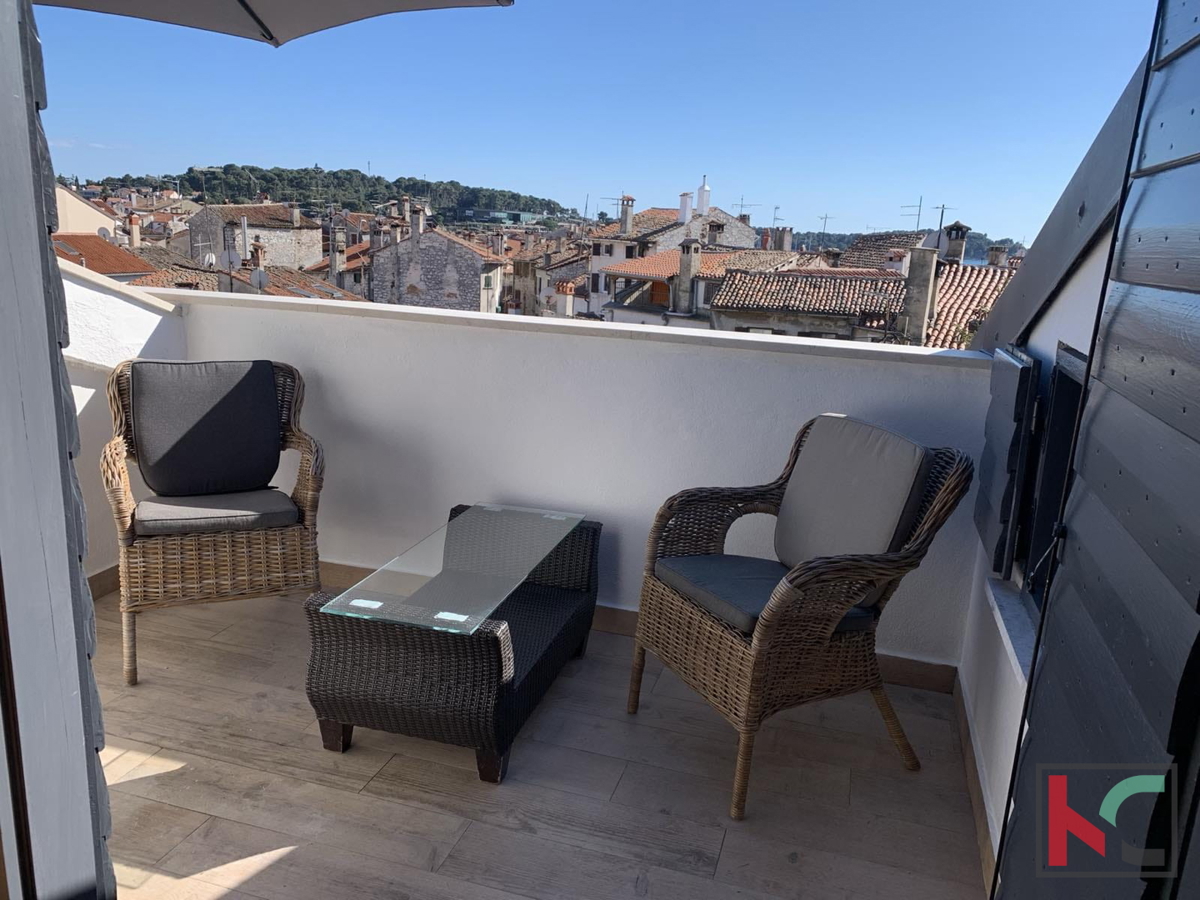 Istra, Rovinj, center, kamnita hiša s pogledom na morje #prodaja