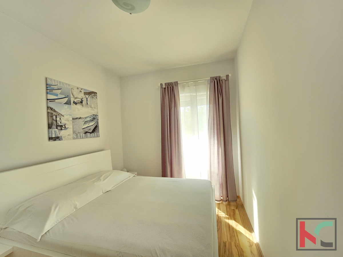 Istra, Fažana, Valbandon, moderno opremljeno stanovanje 88,23 m2 s tremi spalnicami in dvema kopalnicama, #prodaja