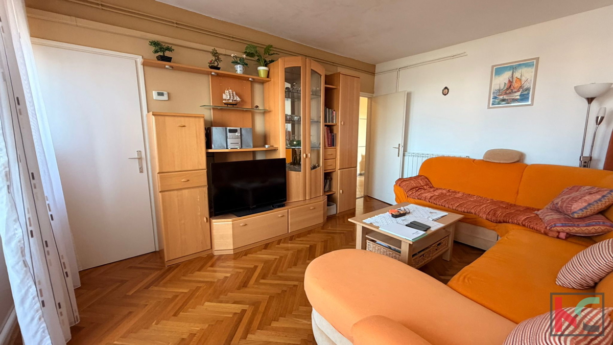 PULA, VERUDA, SONČNO STANOVANJE 60,57 m2 NA FANTASTIČNI LOKACIJI, DVIGALO, PRODAJA