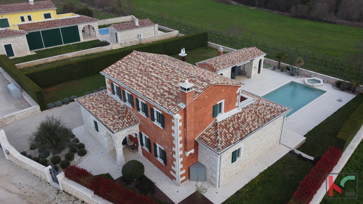 Istra, Tinjan, kamnita vila v izgradnji 170m2, #prodaja