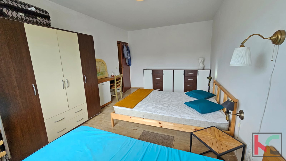 Istra, Pula, Veruda, opremljeno in takoj vseljivo stanovanje s teraso, 60,85m2, #prodaja