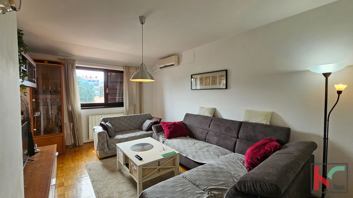 Istra, Pula, Veruda, opremljeno in takoj vseljivo stanovanje s teraso, 60,85m2, #prodaja