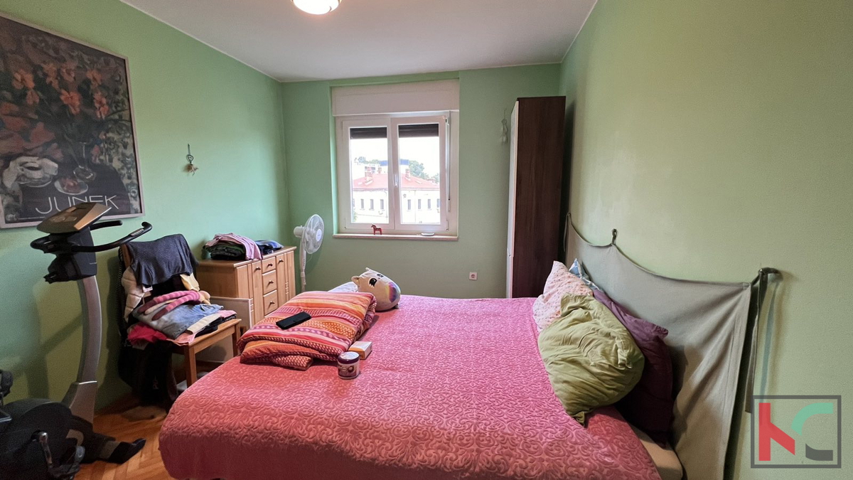Pula, Stoja, trisobno družinsko stanovanje, 2s, 59,24 m2, pogled na morje #prodaja