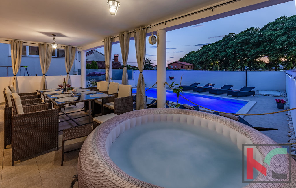 Istra, Marčana, nova hiša z bazenom za počitnice ali družinsko življenje, 4 spalnice, odlična lokacija