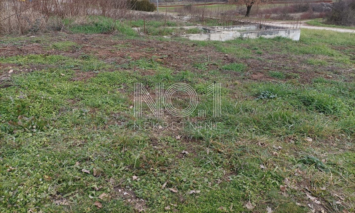 Brtonigla - prodaja gradbenega zemljišča s projektom za 2 hiši!