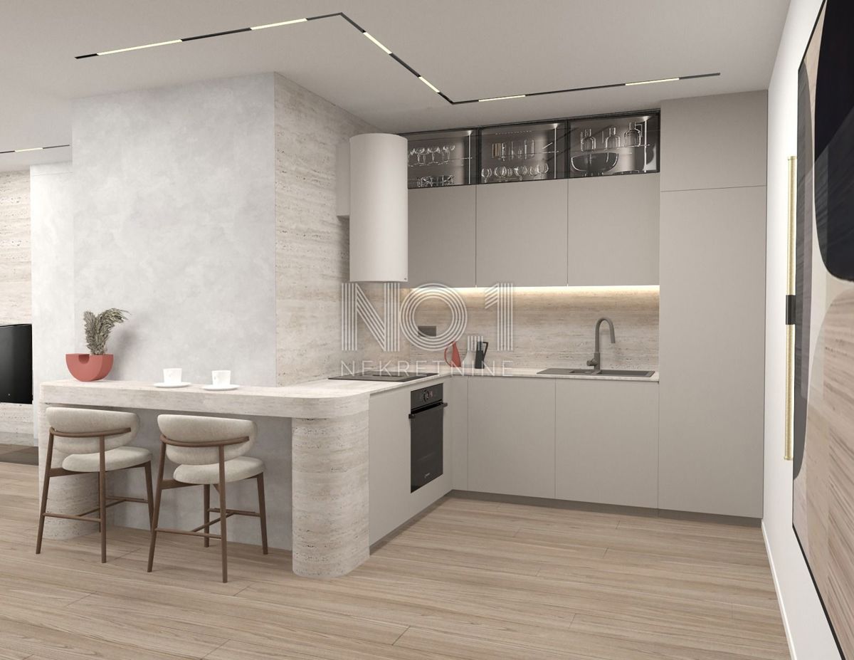Lovran - apartmaji v novi urbani stavbi s pogledom na morje