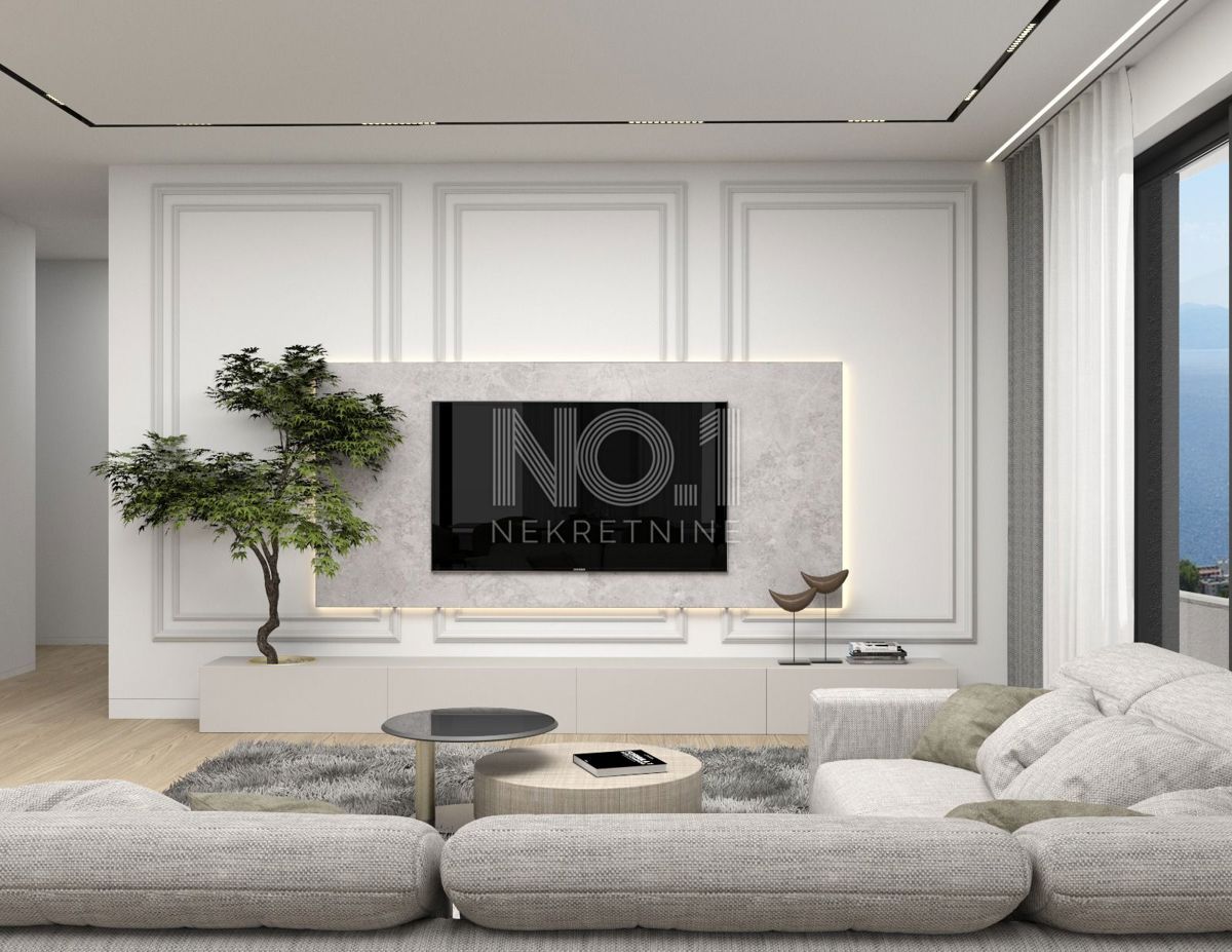 Lovran - apartmaji v novi urbani stavbi s pogledom na morje