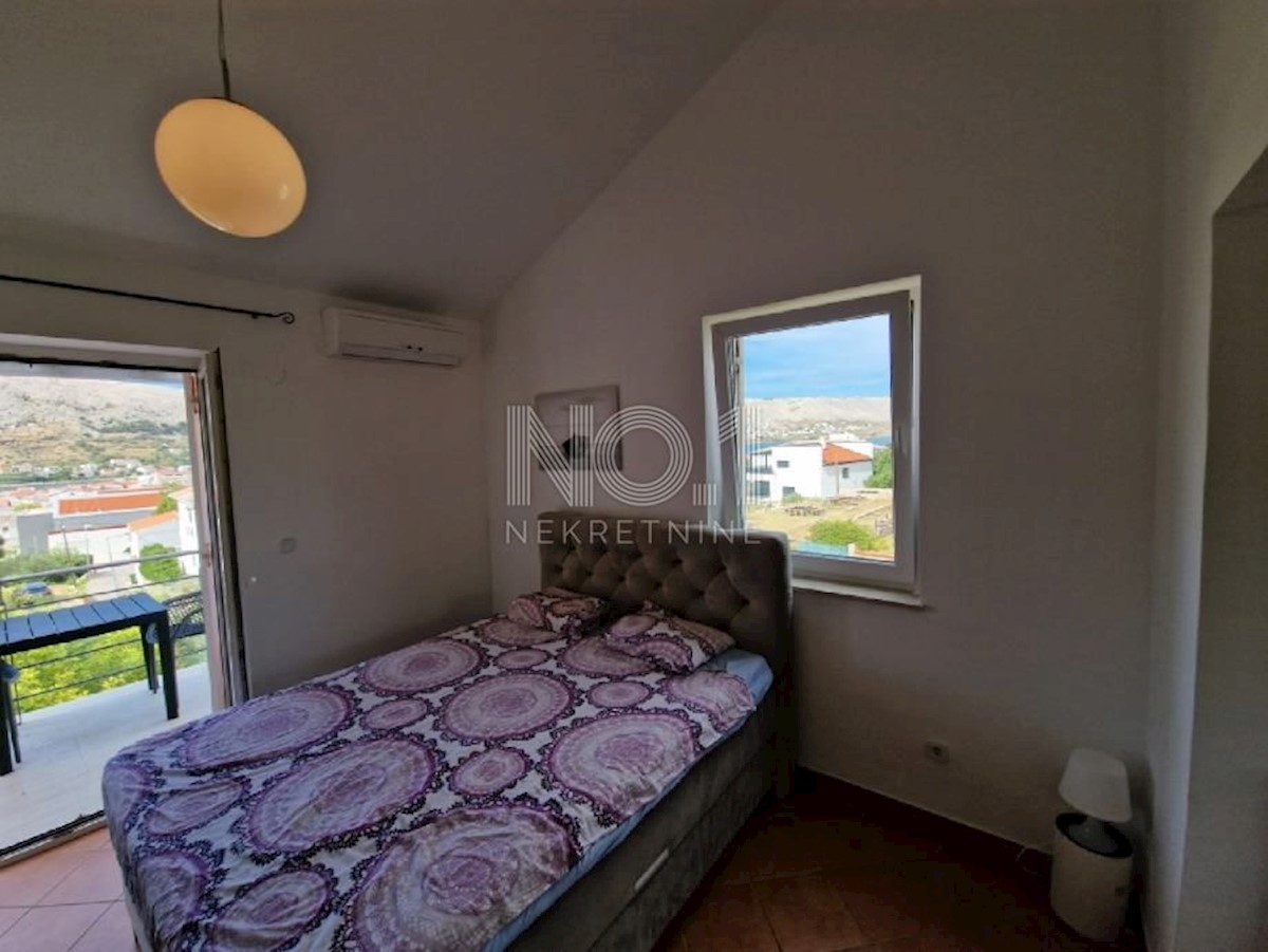 Pag - lepa 2 apartmaja s pogledom na morje