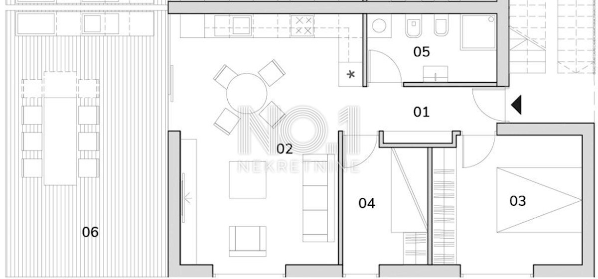 Brtonigla - apartma A14 v novogradnji